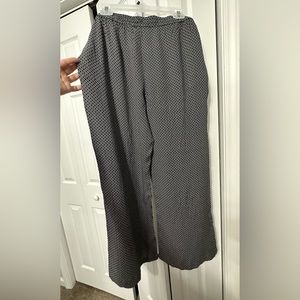 St. John's Bay 100% Linen High Waist Pull-on Drawstring Pants Wide Leg